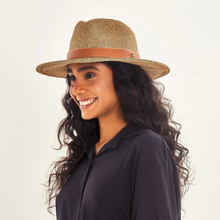 Charger l'image dans la galerie, Image 02: Uv Line Chapeau Fedora Hat Giovana Imp Fem Mescla Upf50+