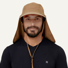 Charger l'image dans la galerie, Model Front: Uv Line Chapeau Legionnaire Legionario Atacama Kaki Upf50+
