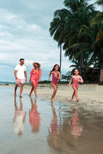 Charger l'image dans la galerie, Image 06: Uv Line Une Pièce Fille Swimsuit Girl Marcela Fuchsia White Upf50+

