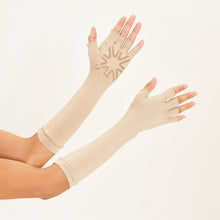 Charger l'image dans la galerie, Image 05: Uv Line Gants Long Gloves Uni Chocolate Upf50+

