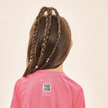 Charger l'image dans la galerie, Image 04: Uv Line T-Shirt Acqua Qr Code Chiclete Fluor Upf50+
