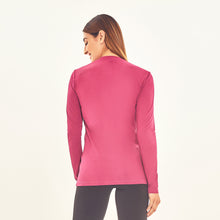 Charger l'image dans la galerie, Model Back: Uv Line T-Shirt Longsleeve Sport Fit Fuchsia Upf50+
