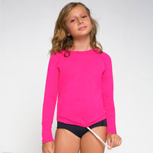 Charger l'image dans la galerie, Gallery: Uv Line T-Shirt Longsleeve Uvpro Kids Pink Upf50+
