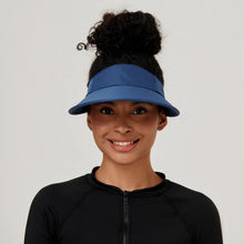 Charger l'image dans la galerie, Model Front: Uv Line Visière Visor Leblon Navy Blue Upf50+
