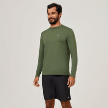 Charger l'image dans la galerie, Image 02: Uv Line T-Shirt Longsleeve Uvpro Green Militar Upf50+
