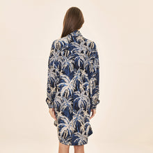 Charger l'image dans la galerie, Model Back: Uv Line Chemise Shirtdress Ipanema Coqueiros Marinho Upf50+
