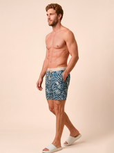Charger l'image dans la galerie, Image 03: Uv Line Bermuda / Short Pour Homme Shorts Acqua Boxer Tie Dye Blue Upf50+
