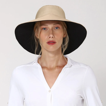 Charger l'image dans la galerie, Model Front: Uv Line Chapeau Souple/Capeline San Diego Kaki/Preto
