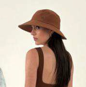 Charger l'image dans la galerie, Product Front: Uv Line Chapeau Souple/Capeline Lyon Conhaque Upf50+
