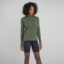 Charger l'image dans la galerie, Image 02: Uv Line T-Shirt Longsleeve Uvpro Fem Verde Militar Upf50+
