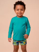 Charger l'image dans la galerie, Gallery: Uv Line T-Shirt Longsleeve Baby Green Sea Upf50+
