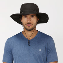 Charger l'image dans la galerie, Model Front: Uv Line Chapeau Souple/Capeline Safari Preto Upf50+
