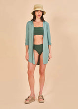 Charger l'image dans la galerie, Image 02: Uv Line Chemise Shirtdress Copenhagen Water Green Upf50+
