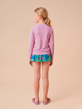 Charger l'image dans la galerie, Model Back: Uv Line T-Shirt Longsleeve Uvpro Kids Rose Upf50+
