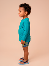 Charger l'image dans la galerie, Image 03: Uv Line T-Shirt Longsleeve Baby Green Sea Upf50+
