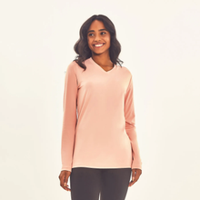 Charger l'image dans la galerie, Model Front: Uv Line T-Shirt Longsleeve Sport Fit Solar Rose Upf50+

