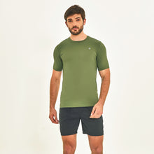 Charger l&#39;image dans la galerie, T-Shirt Sport Fit Verde Militar UPF50+
