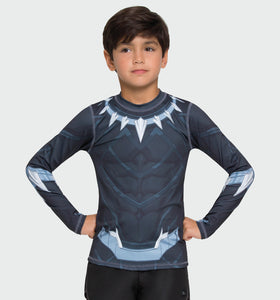 Model Front: Uv Line T-Shirt Acqua Pantera Negra V20 Ml Inf Estampa