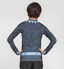 Charger l&#39;image dans la galerie, Model Back: Uv Line T-Shirt Acqua Pantera Negra V20 Ml Inf Estampa
