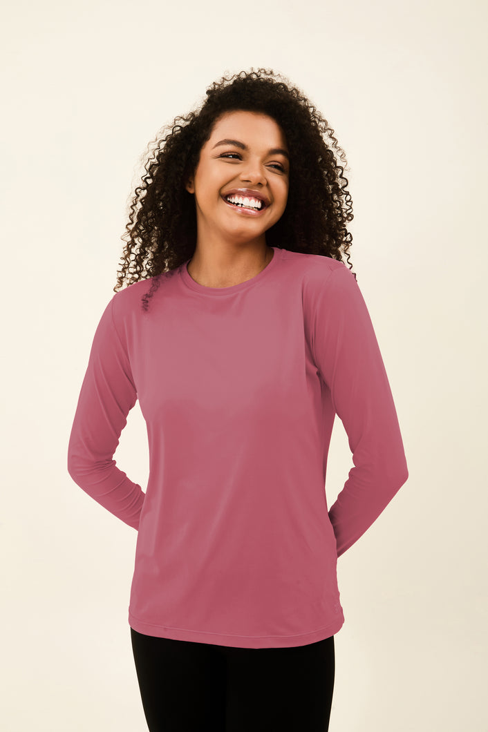 Gallery: Uv Line T-Shirt Camiseta Uvpro Br Ml Malva Upf50+