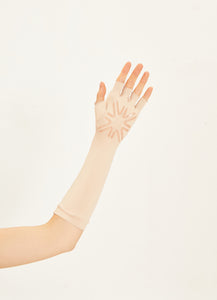 Model Back: Uv Line Gants Luva Longa Uni Bege