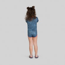 Charger l&#39;image dans la galerie, Model Back: Uv Line Maillot De Bain Bébé Macaquinho Baby Listras Upf50+
