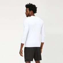 Charger l&#39;image dans la galerie, Model Back: Uv Line T-Shirt Men Fpu50+ Uvpro Long Sleeve T-Shirt White Uv
