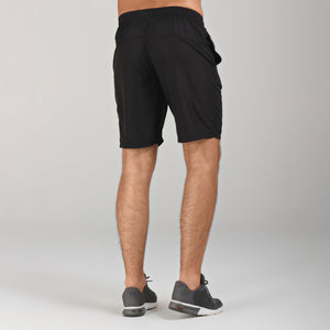 Model Back: Uv Line Bermuda / Short Pour Homme New Fit Br Preto
