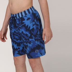 Image 02: Uv Line Maillot De Bain Garçon Short Acqua Oceano Inf Upf50+
