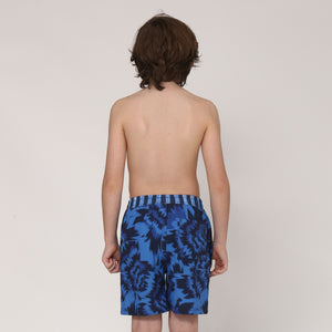 Model Back: Uv Line Maillot De Bain Garçon Short Acqua Oceano Inf Upf50+