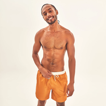 Charger l&#39;image dans la galerie, Gallery: Uv Line Bermuda / Short Pour Homme Shorts Boxer Ocre Upf50+
