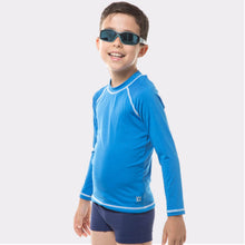 Charger l&#39;image dans la galerie, Kids FPU50+ UV Colors Long Sleeve T-Shirt Malibu Blue Uv
